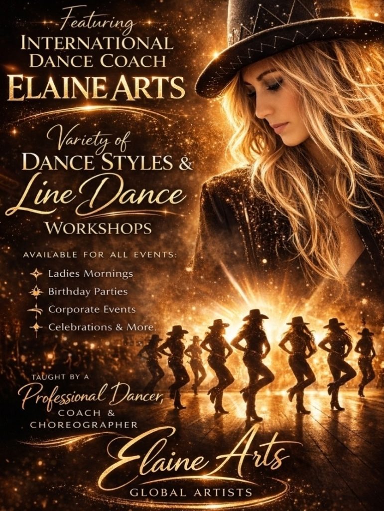 Elaine Arts™, International Dance Coach and Choreographer., elite dance workshop poster.